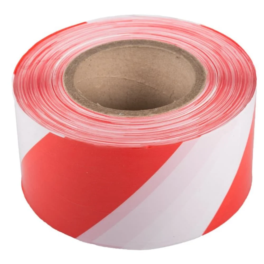 "Afzetlint Rood Wit 500m - Waarschuwingslint / Flatterband image"