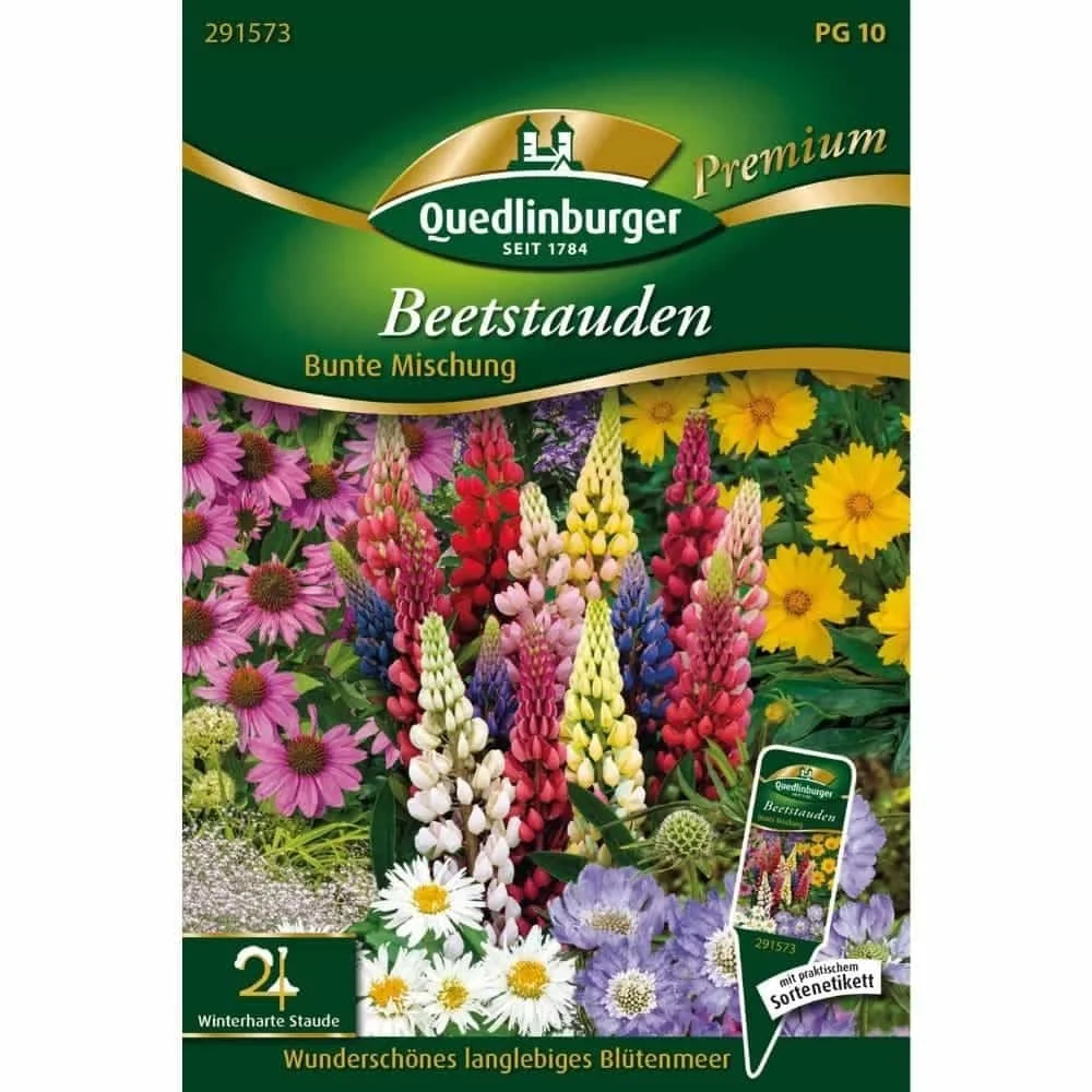 "Bunte Beetstauden Mischung - Meerjarige Tuinplanten image"