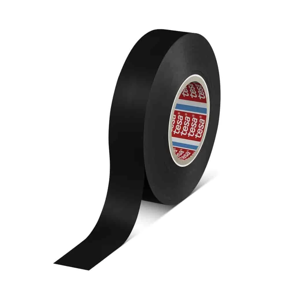 "tesa tesaflex Isolatieband 4163 PVC 19 mm x 33 m (zwart) image"