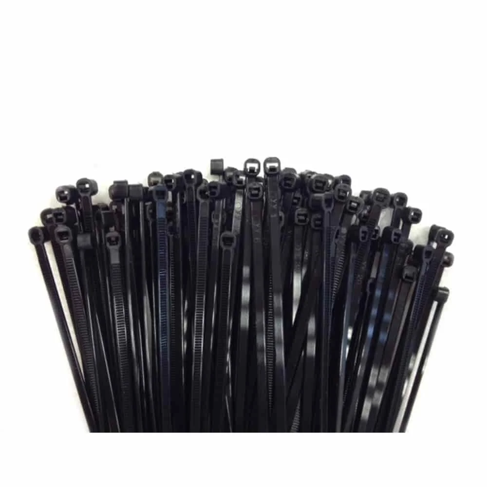 "100 Kabelbinders 530x7, 6mm zwart (UV-gestabiliseerd) PA6.6 image"
