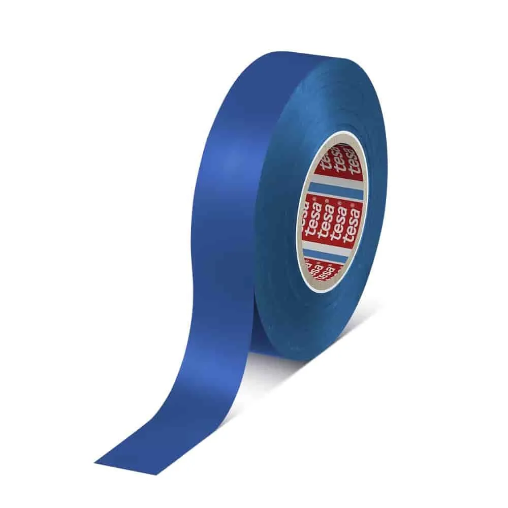 "Blauwe PVC Isolatieband 19mm x 33m - Elektrische Isolatie image"