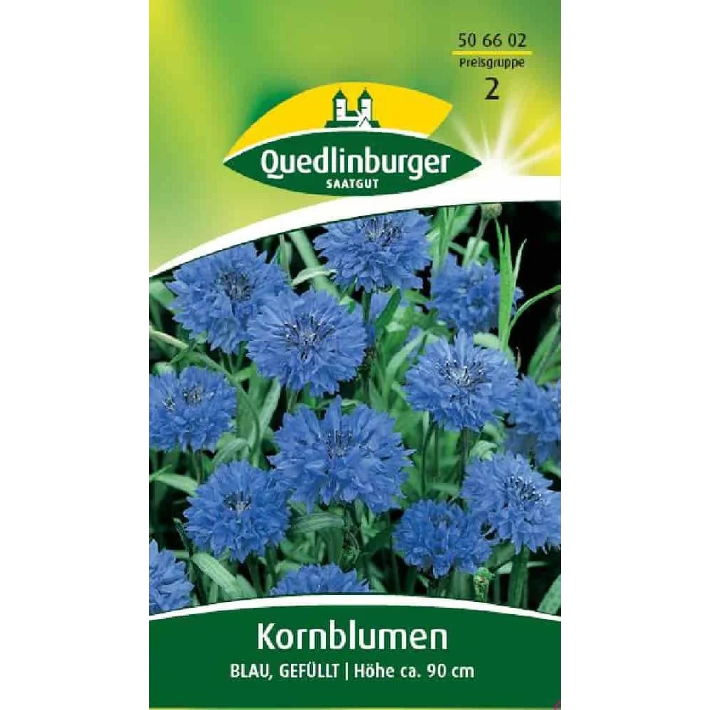 "Gevulde Blauwe Korenbloem Zaden - Zomerbloemen voor je Tuin image"