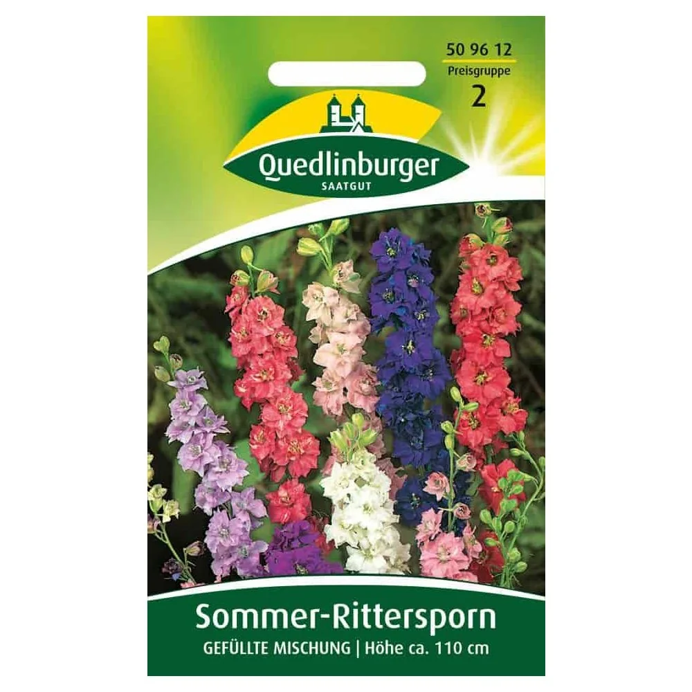 "Ridderspoor zaden - Zomer Ridderspoor gevulde mix image"