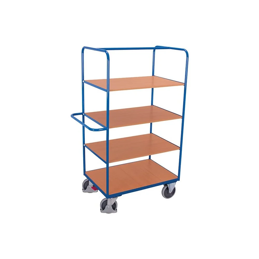 "Hoge Etagenwagen met 3 Klapbodems + EasySTOP image"