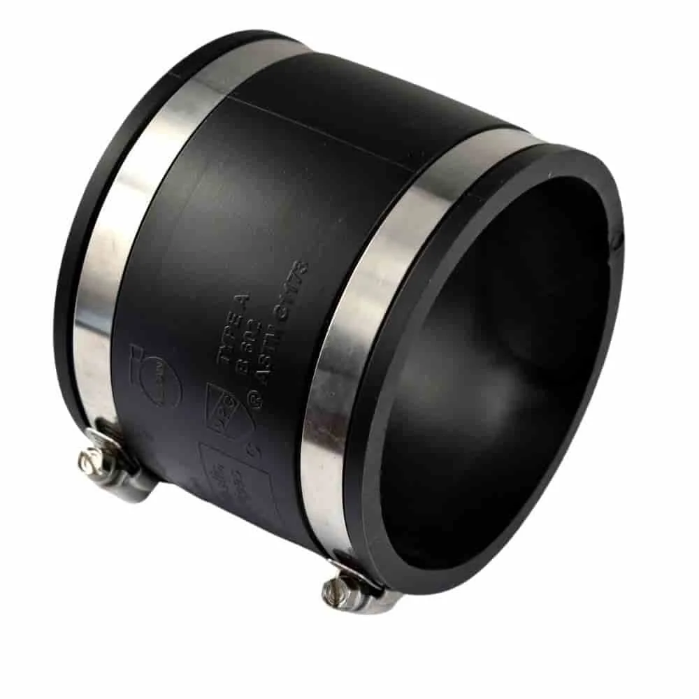 "Flexibele Buiskoppeling 110mm, PVC Elastomeer - Zonder Lijm image"