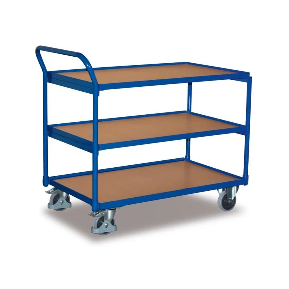 "Tischwagen 250 kg met 3 plateaus en EasySTOP image"