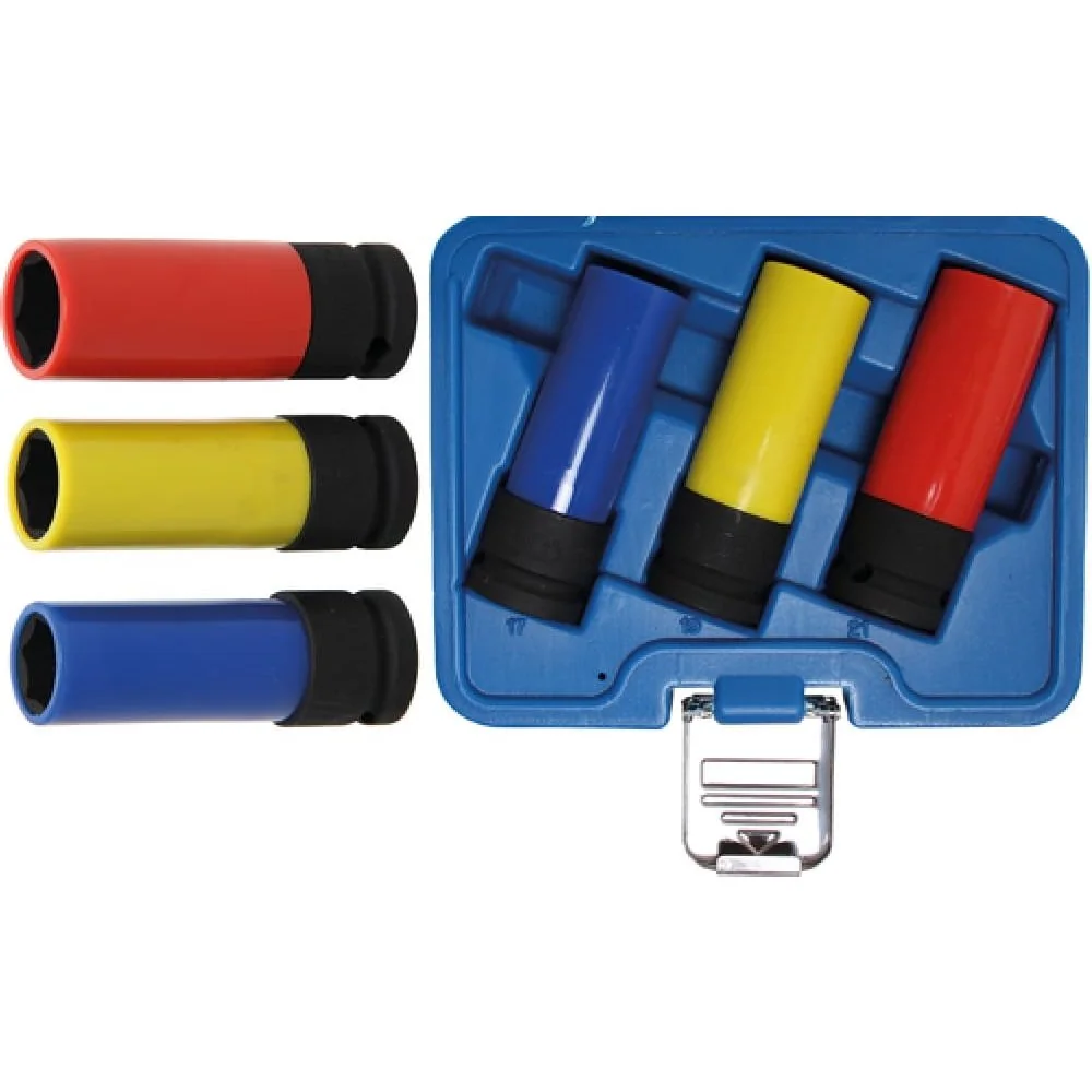"Kracht-Schooninuitslagset | 12,5 mm (1/2") | SW 17 / 19 / 21 mm | 3-dlg. image"