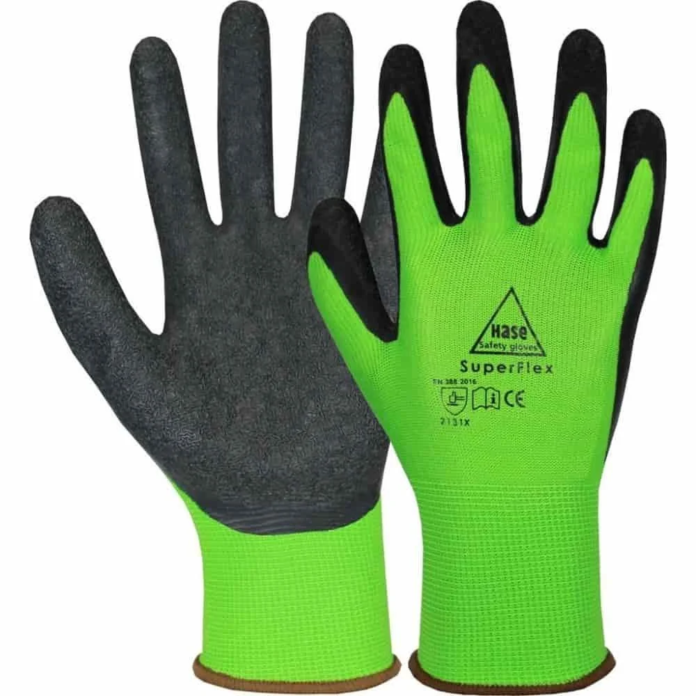 "SuperFlex Green Montagehandschoenen, Maat 7, Werkhandschoenen image"