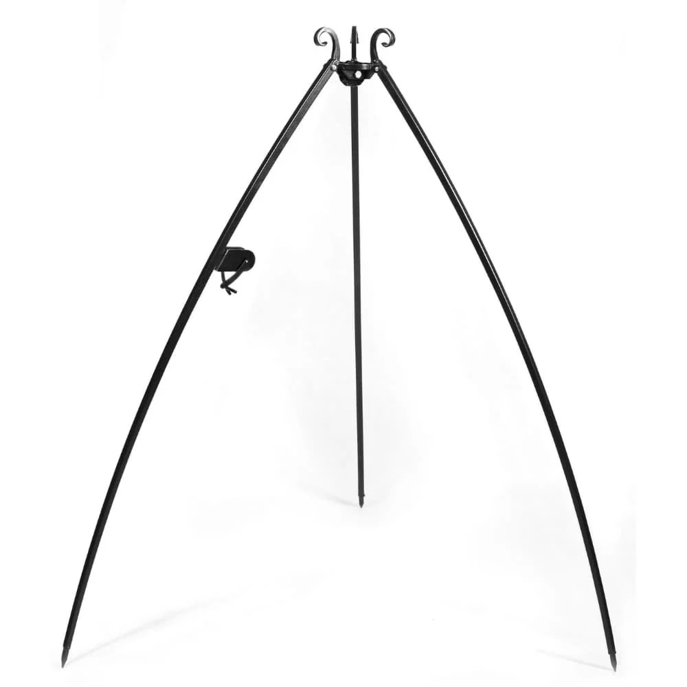Grill Driepoot met Slinger 200cm, Natuurstaal