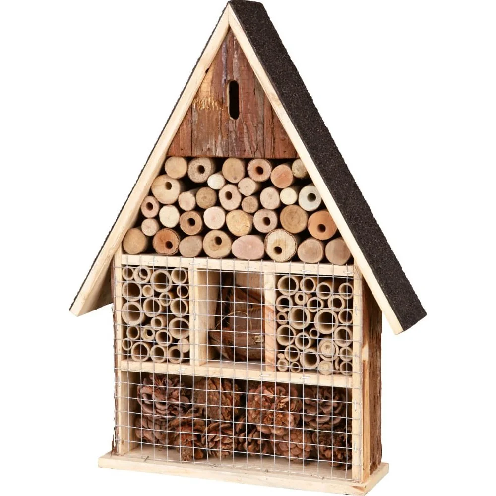"Insectenhotel van Rindenholz - Insectenhuis voor Nuttige Insecten image"