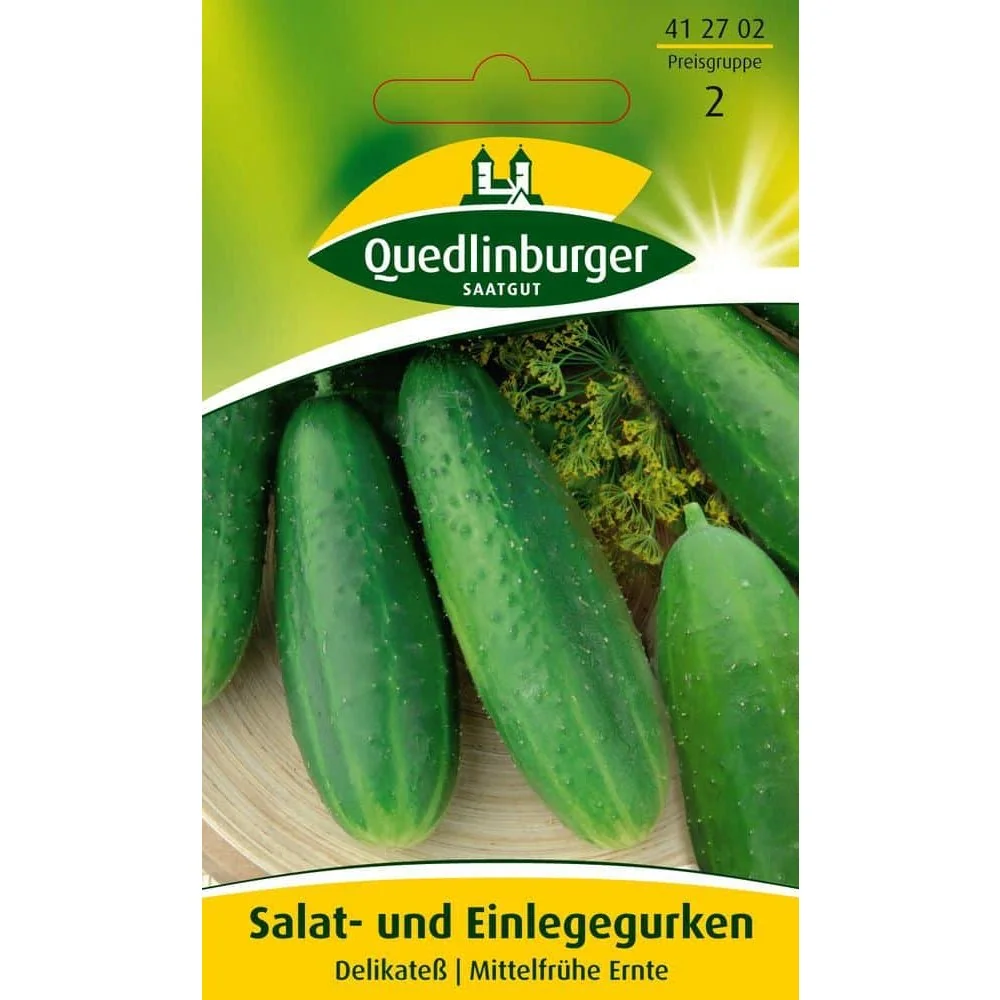 Gurkensamen voor Salatgurken en Einlegegurken
