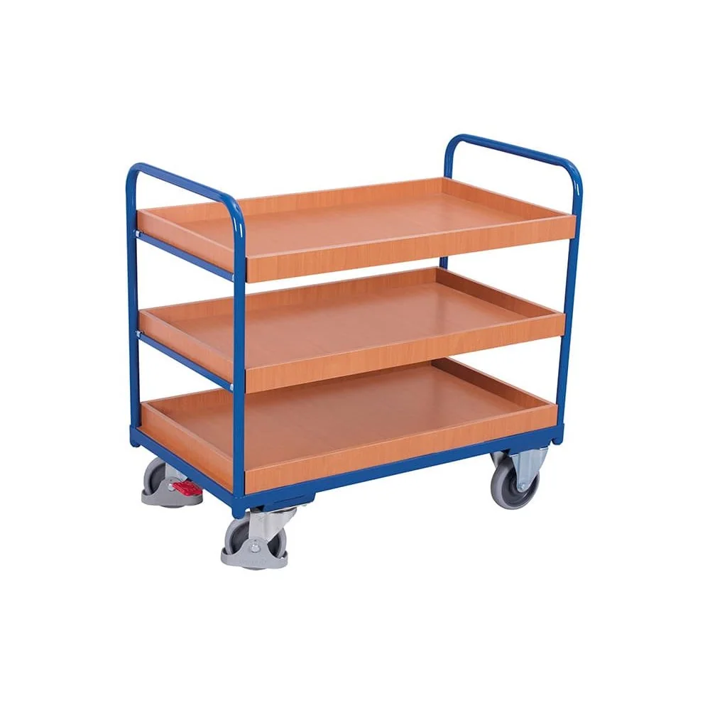 "Etagenwagen met 3 Plateaus, 250 kg, Werkplaatswagen image"