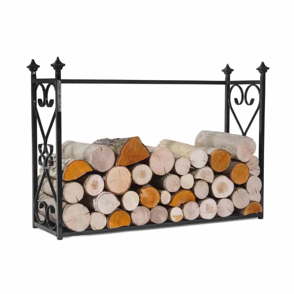 "Stalen Houtopslag voor Kachelhout - Brandhoutrek 60x90x25cm image"
