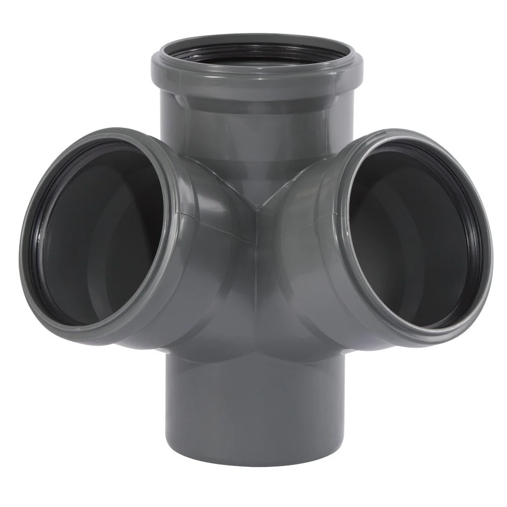 HTsafeED Eckabzweig 110 mm 67°, Afvoerbuis Hoekstuk