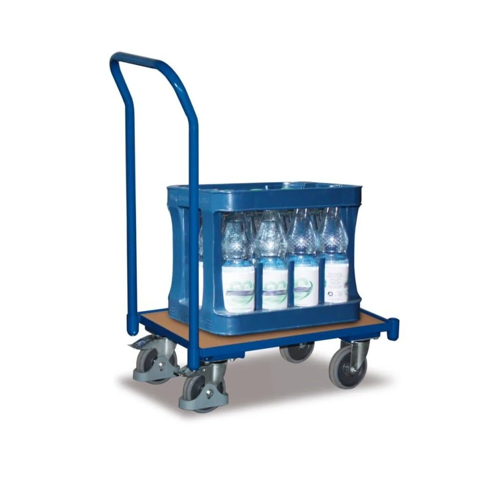 "Eurokrat Roller 250 kg met Duwbeugel, Enzianblauw image"