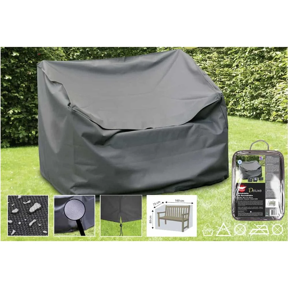 "Tuinbank Hoes Deluxe 160x75x80 cm - Waterdicht & UV-bestendig image"