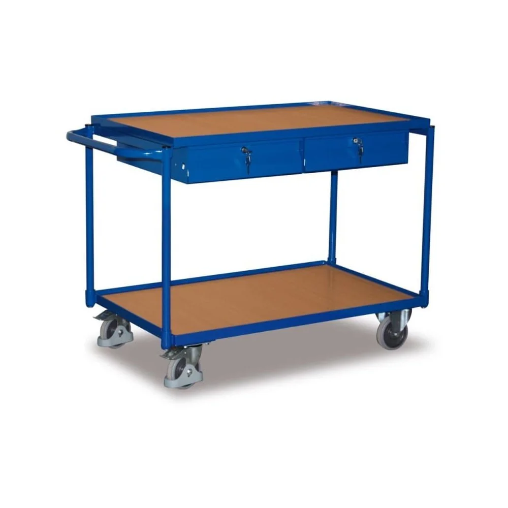 "Tafelwagen 250 kg met 2 afsluitbare laden + EasySTOP image"