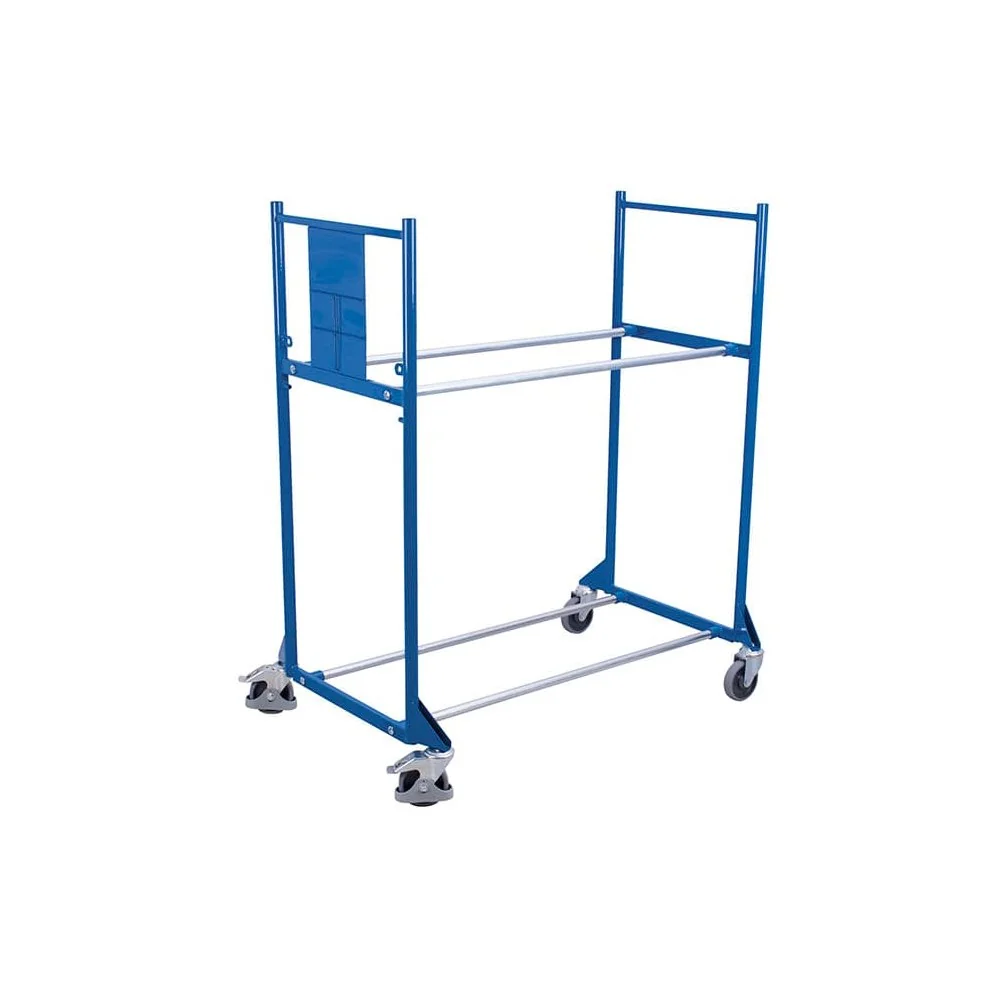 "Bandenwagen 300 kg met 2 verdiepingen thermoplastische rubberen banden 1205 x 780 x 1430 mm image"