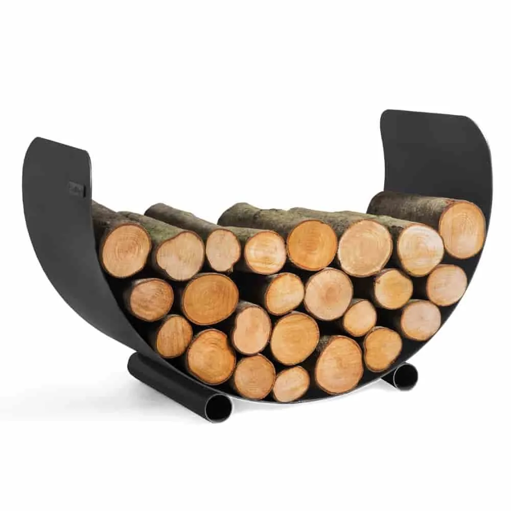 Stalen Houtopslag Turyn 70x45cm - Brandhoutrek voor Binnen en Buiten