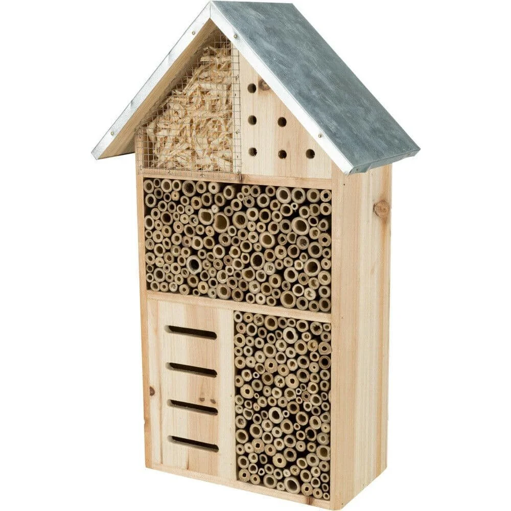 "Houten Insektenhotel: Natuurlijke Nesthulp voor Uw Tuin image"
