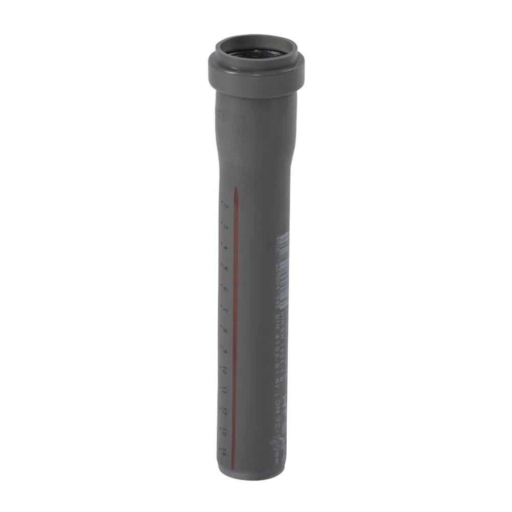 "HTSafeEM Buis DN 160 x 500 mm, Afvoerbuis met Geluidsisolatie image"