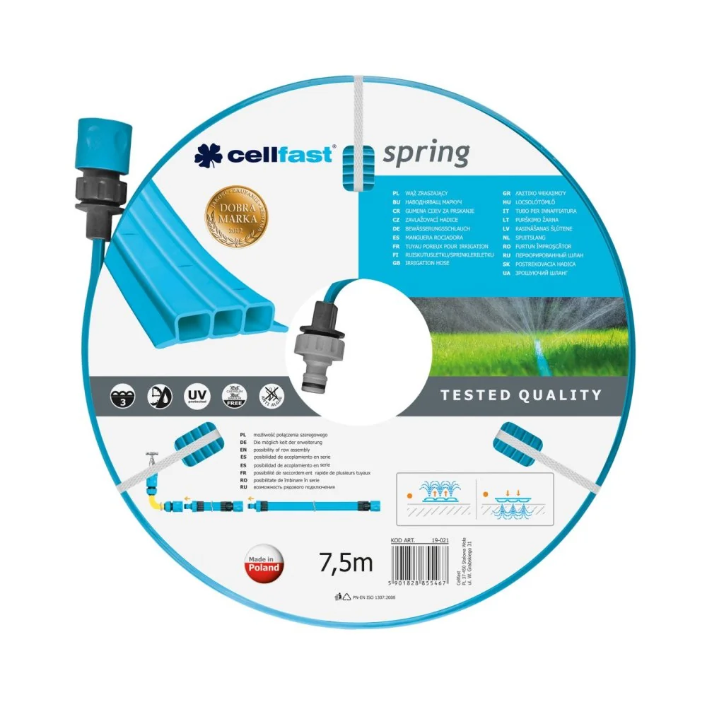 "SPRING Druppelslang 7,5m - Tuinslang voor Efficiënte Bewatering image"