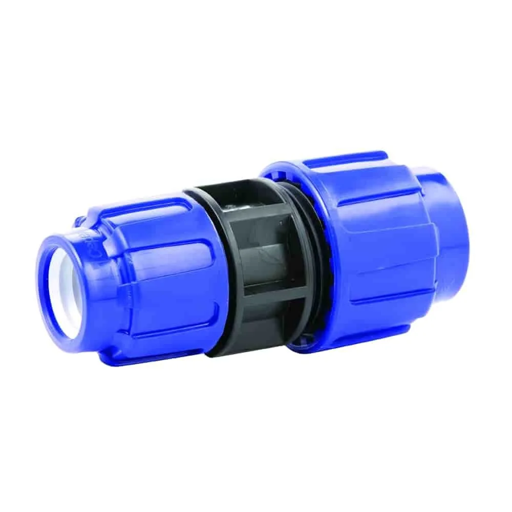PE Koppeling 32mm naar 20mm, Reductie, PP Knelkoppeling