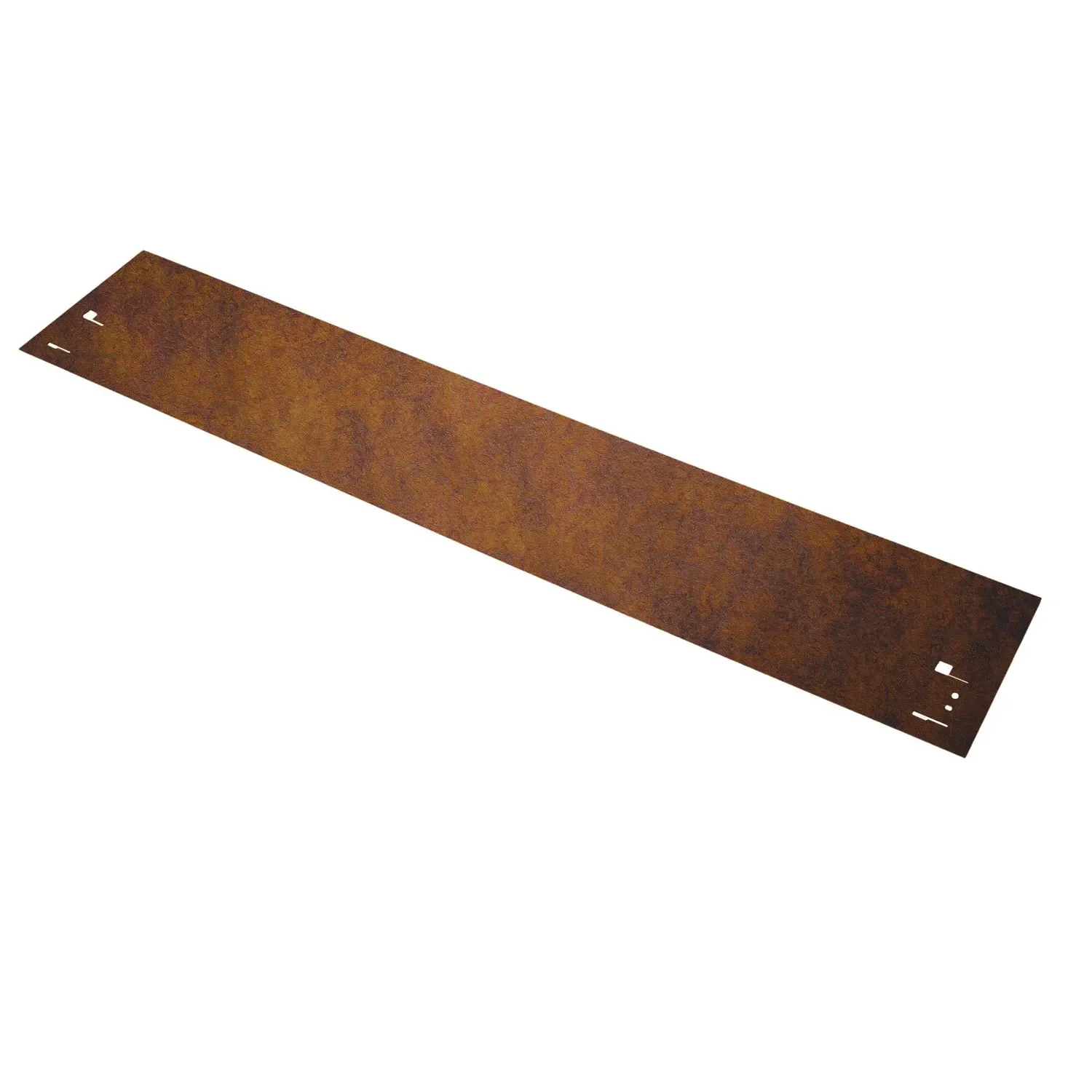 "Border, cortenstaal border 70 cm lang, 13,5 - 18,5 cm hoog, borderrand - Thermisch verzinken, Breedte-gs: 13.5 cm image"