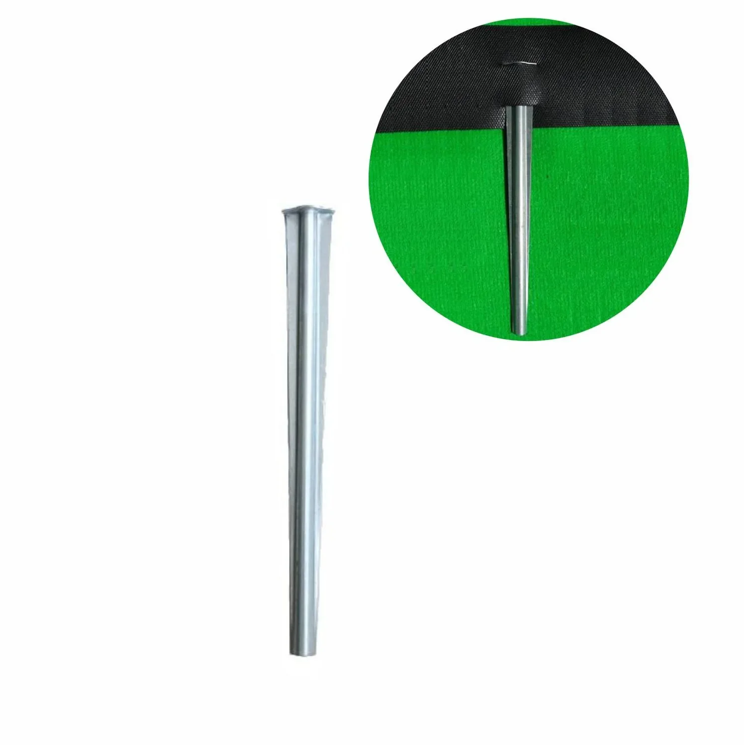 Grondankers metaal 25cm x 3cm | Borderrand | Gazonrand | Kantopsluiting