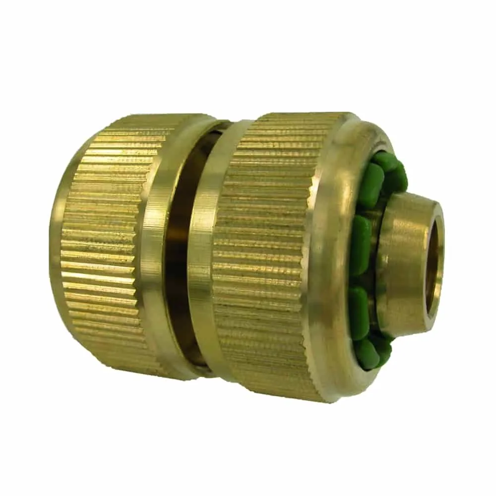 "Messing Slangkoppeling 1/2 inch - Tuinslang Reparatie image"