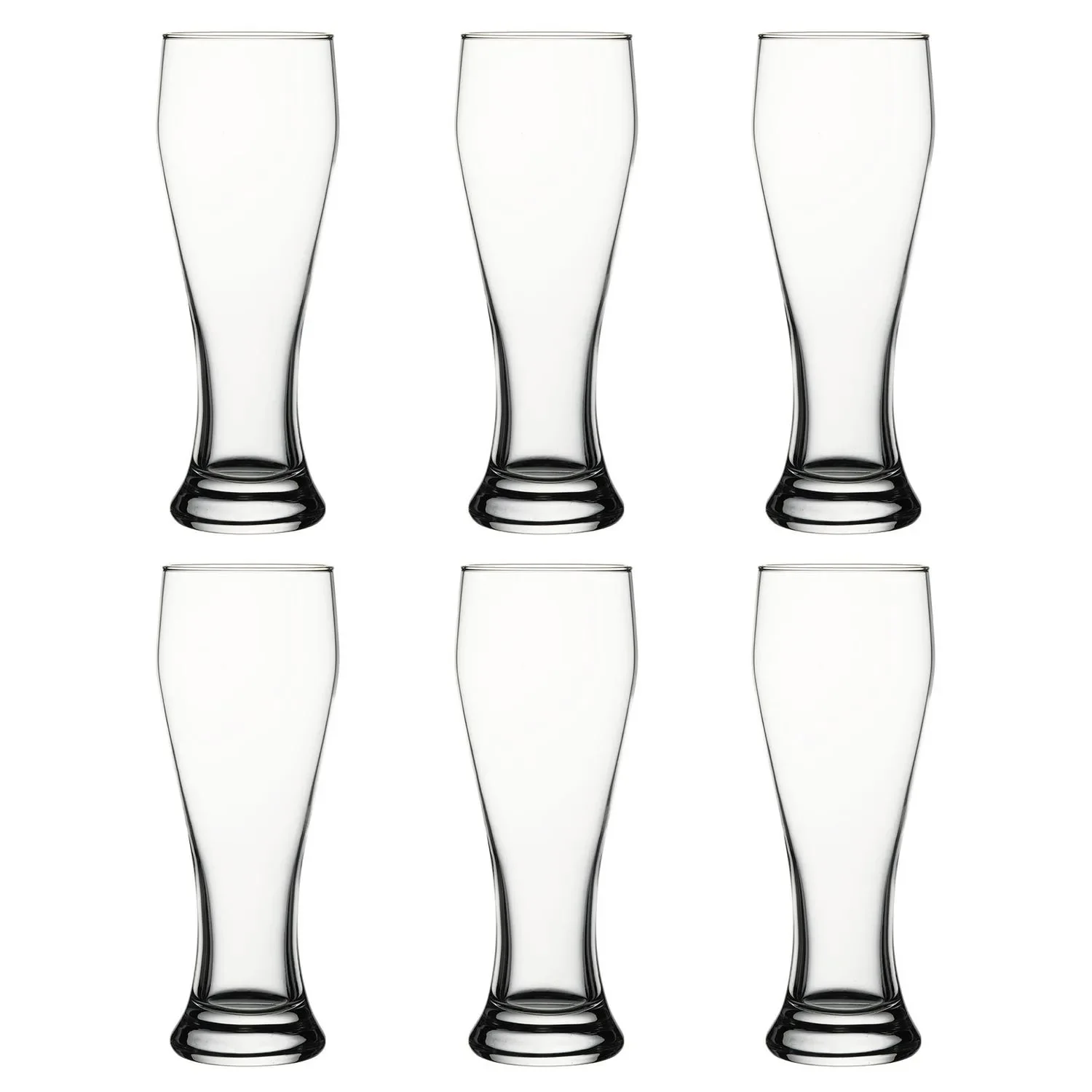 "Bierglazen, Beer glasses, Witbier glazen set van 6 - 415ml image"