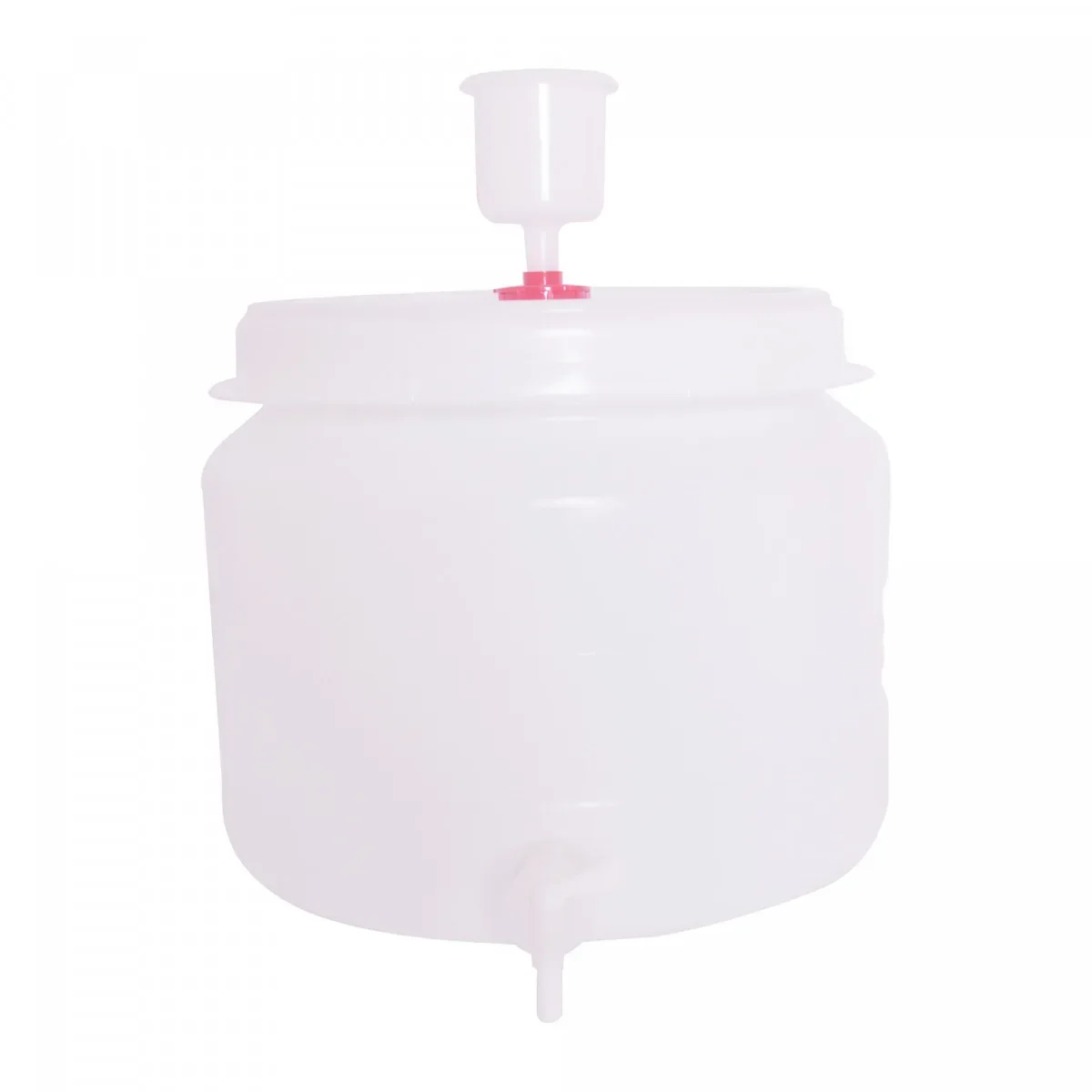 "Vat plastic rond met waterslot en kraan, 30L image"