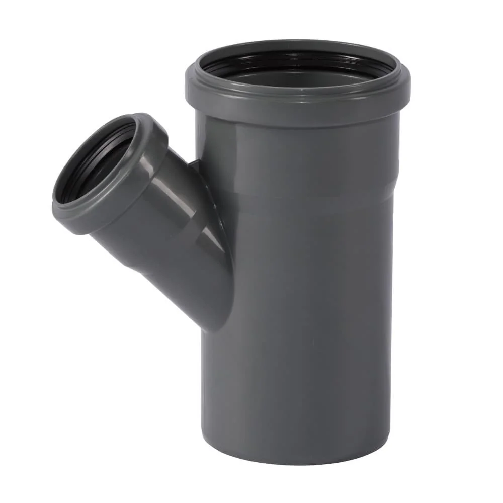 "HT Afvoerbuis DN 90/50, 45 Graden - Betrouwbare Huisafwatering image"