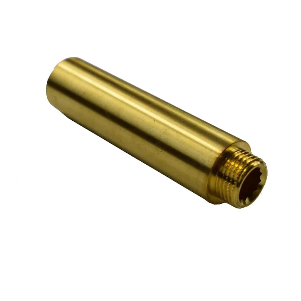 "Draadfitting Messing Kraanverlenging 1/2" AG x 1/2" IG 100 mm image"