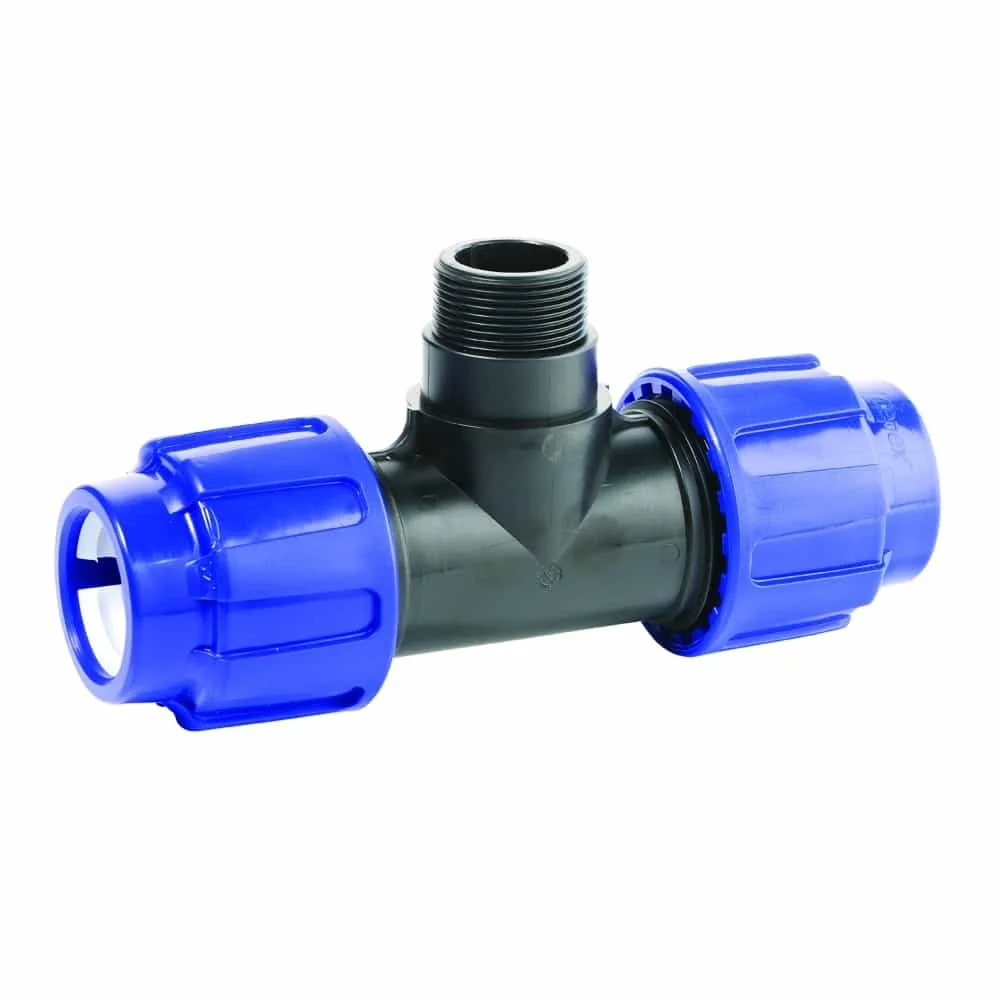 "PE Koppeling T-Stuk 32mm, PP, Drinkwater Geschikt image"