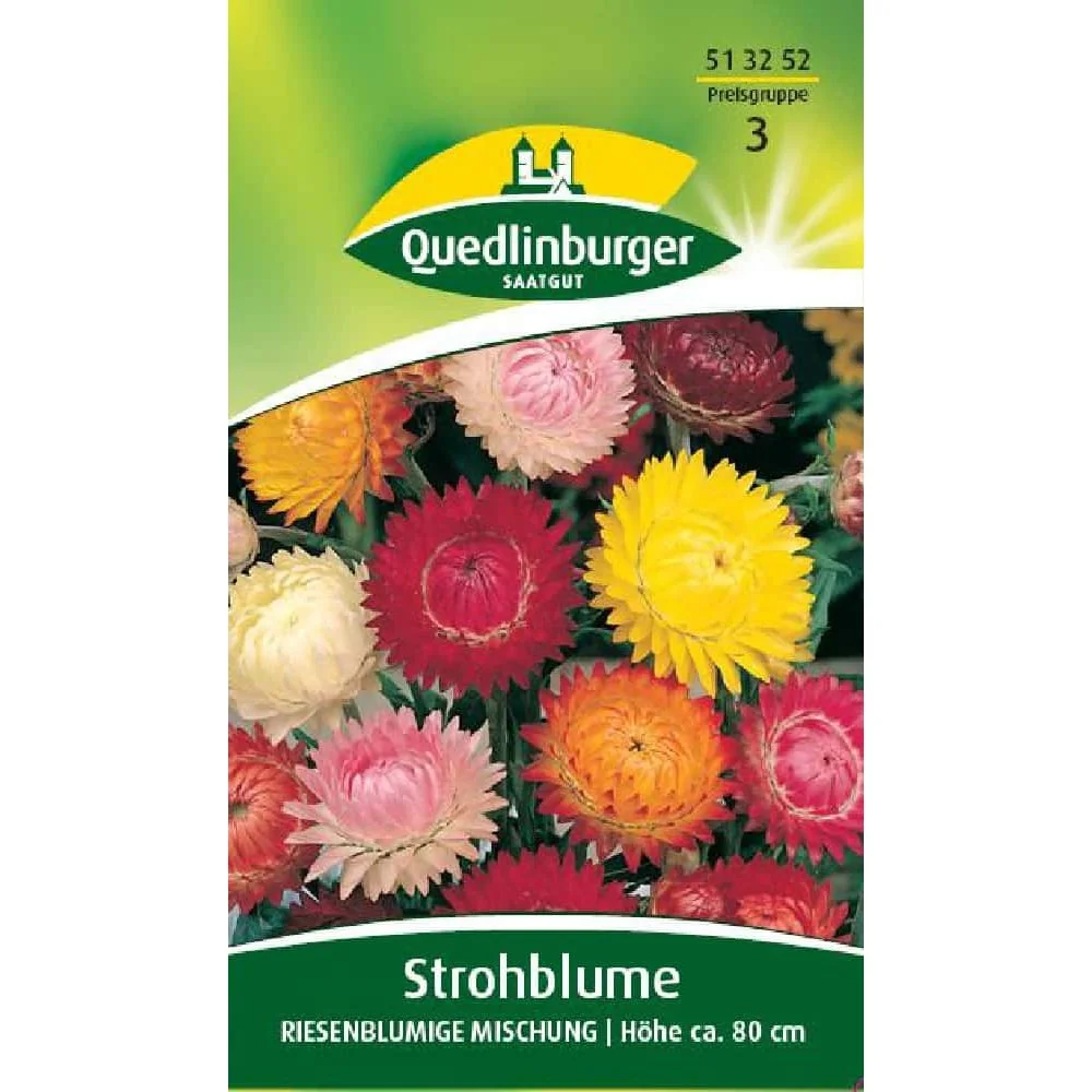 "Strohbloemen Zaden Riesenblumige Mengeling voor Droogbloemen image"
