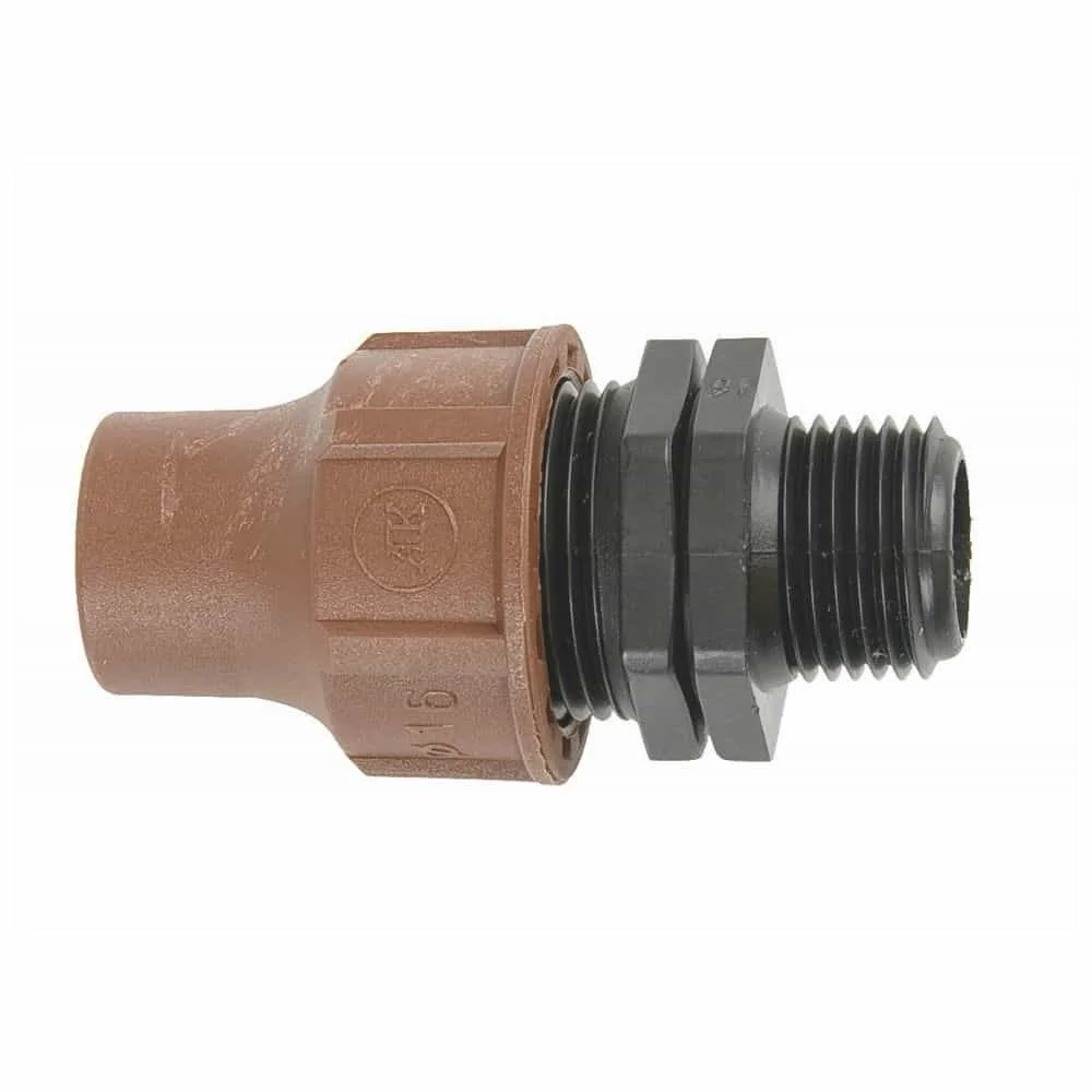 "Druppelslang Koppeling 16mm met 1/2" Draad image"