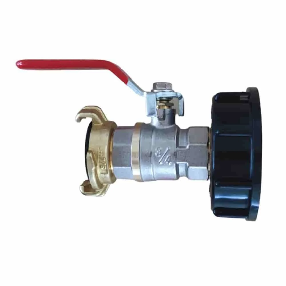 "IBC Container Adapter S60 met Kraan 3/4 inch image"