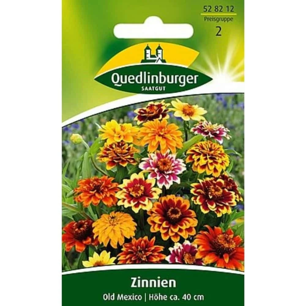 "Zinnia Zaden 'Old Mexico' - Zomerbloemen Mengsel voor een Kleurrijke Tuin image"
