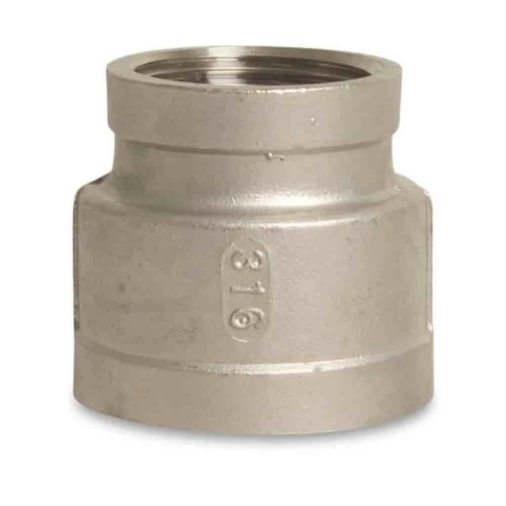 "RVS verloopstuk 3/4" x 1/2" - Reductiemof RVS draadfitting image"