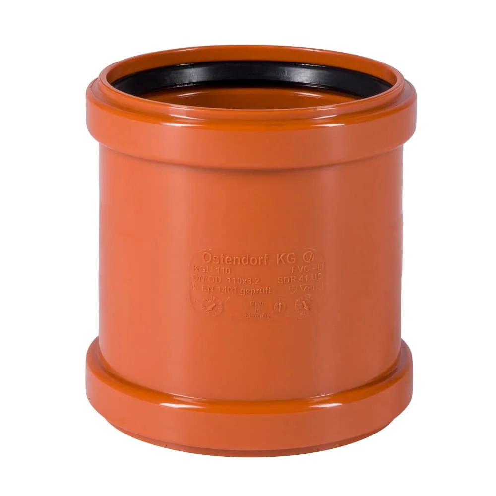 "KGU Overschuifmof DN 200: PVC-U voor Afvoerbuis image"