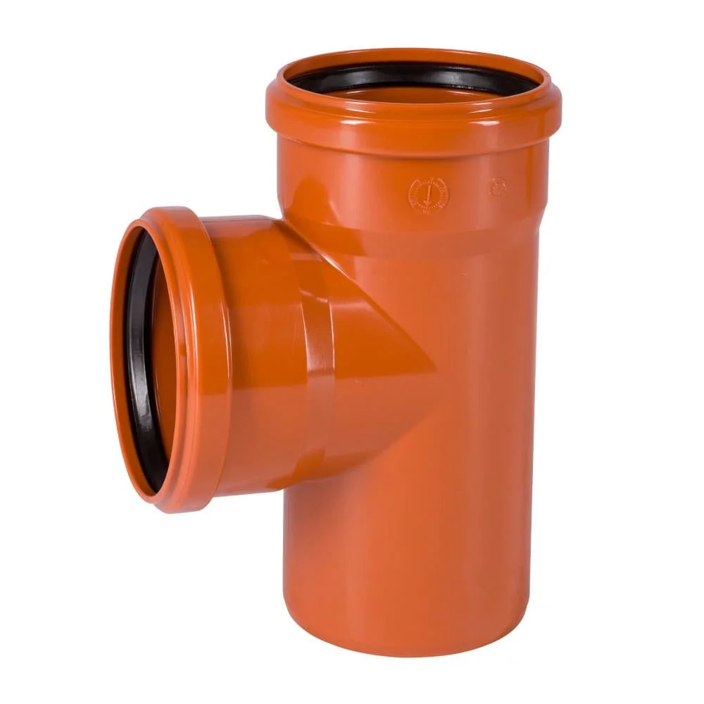 "PVC afvoerbuis, Afvoerbuis 250mm, Rioolbuis, KGEA Abzweig DN/OD 250/250 87 graden image"