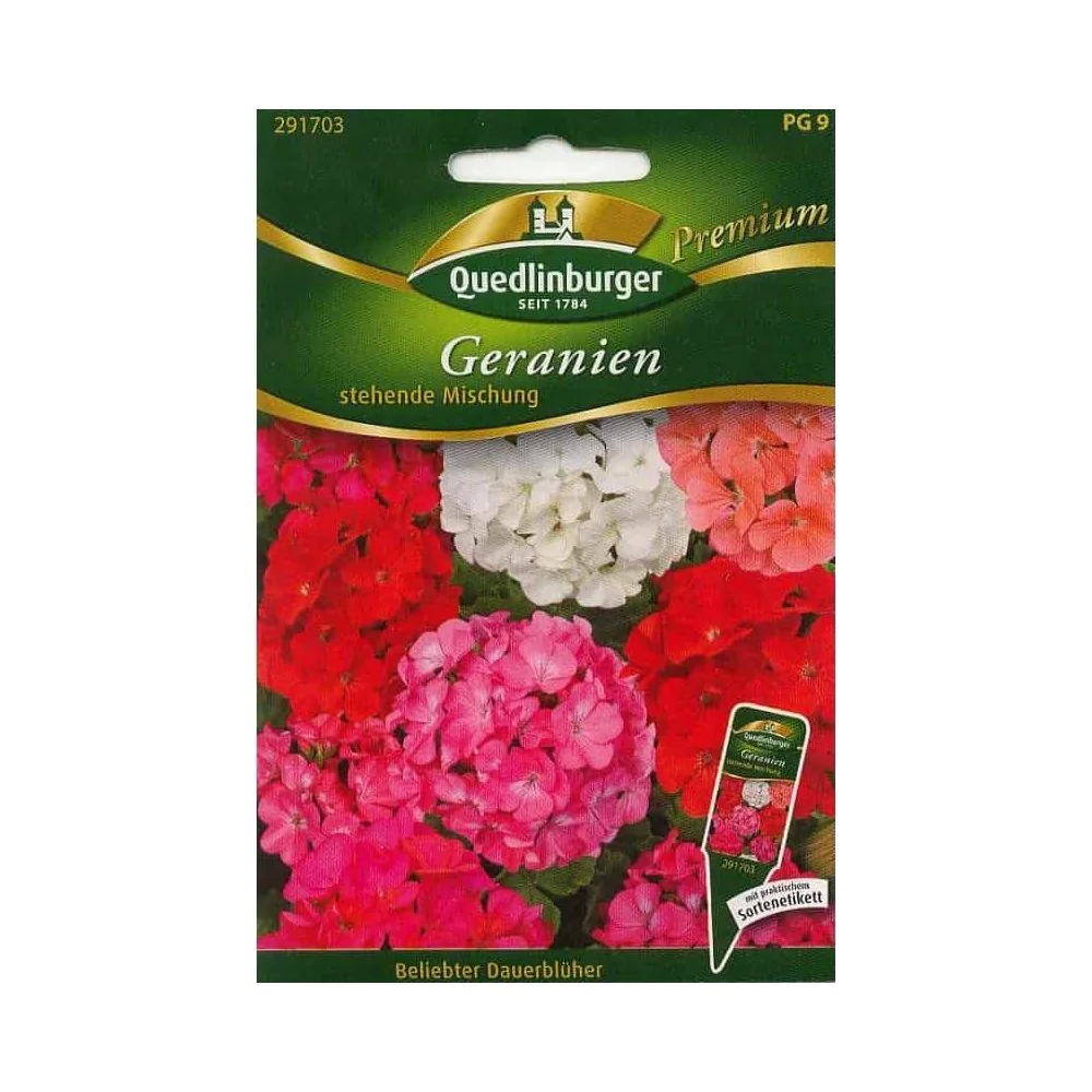 "Staande Geraniums Mix - Kleurrijke Balkon & Tuin image"