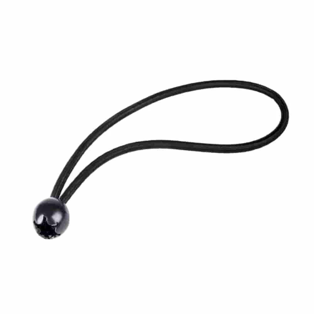 "Expanderschlinge met Kogel 6mm x 18cm - Zwarte Planenspanner image"