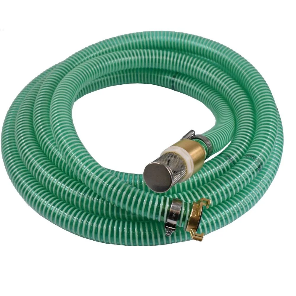 1"/25mm Zuig- + persslang met zuigkorf, terugslagklep + snelkoppeling 20m