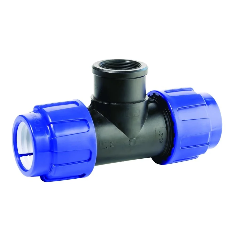 PE Koppeling T-Stuk 32mm - Klemkoppeling voor PE Buis