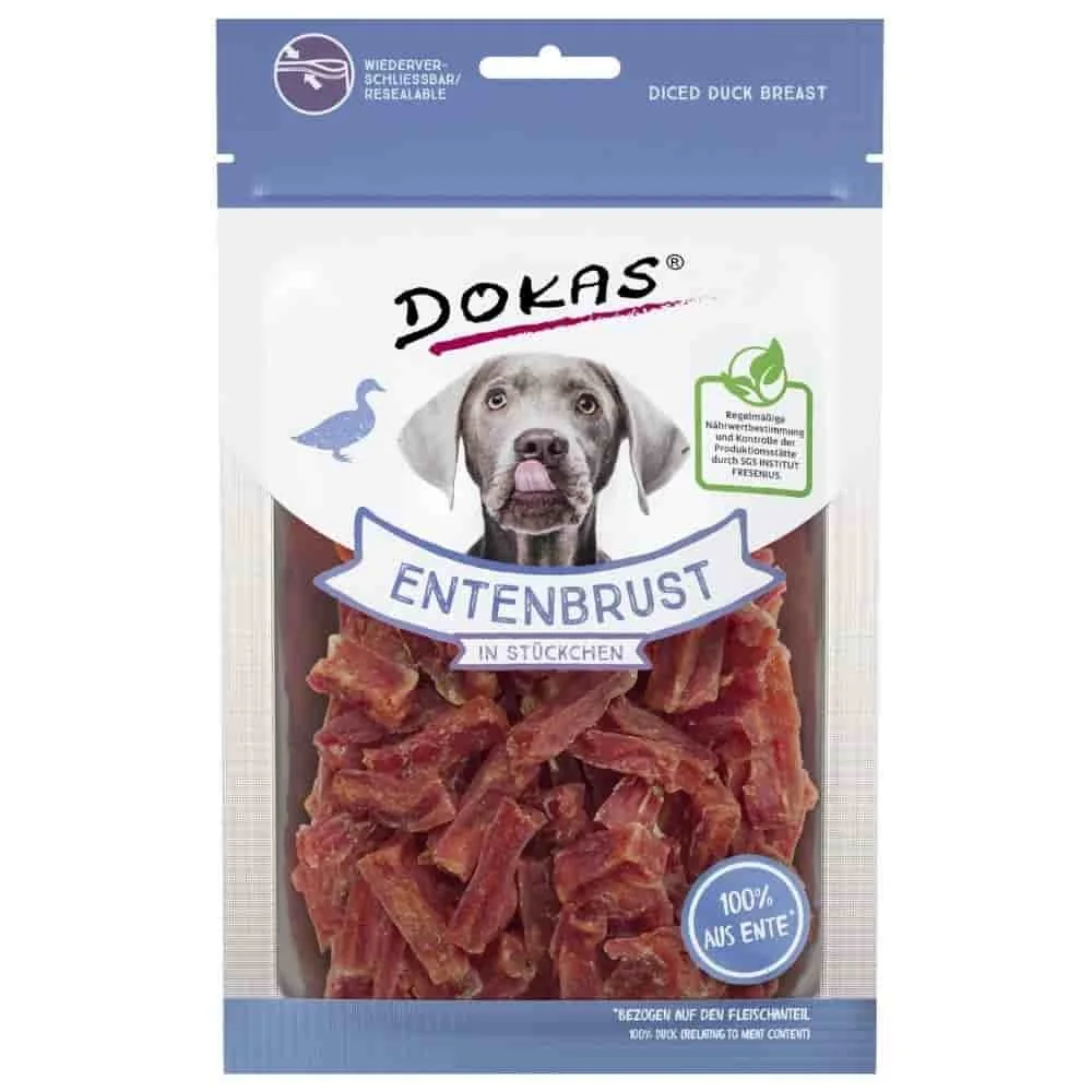 "Hondensnacks Eend: Smakelijke en Gezonde Beloning voor je Hond, 70g image"