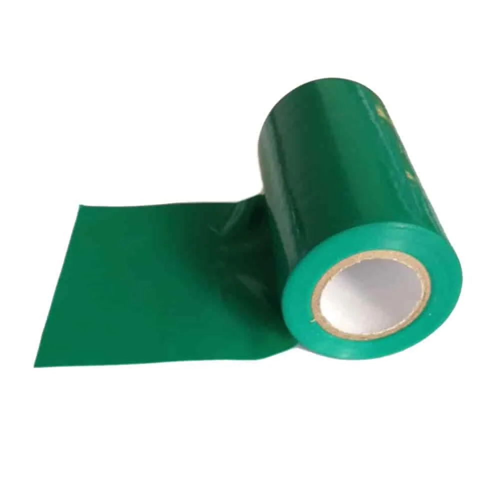 "Silotape, Reparatietape, 0,1 x 10m groen, UV bestendig, PVC reparatietape image"