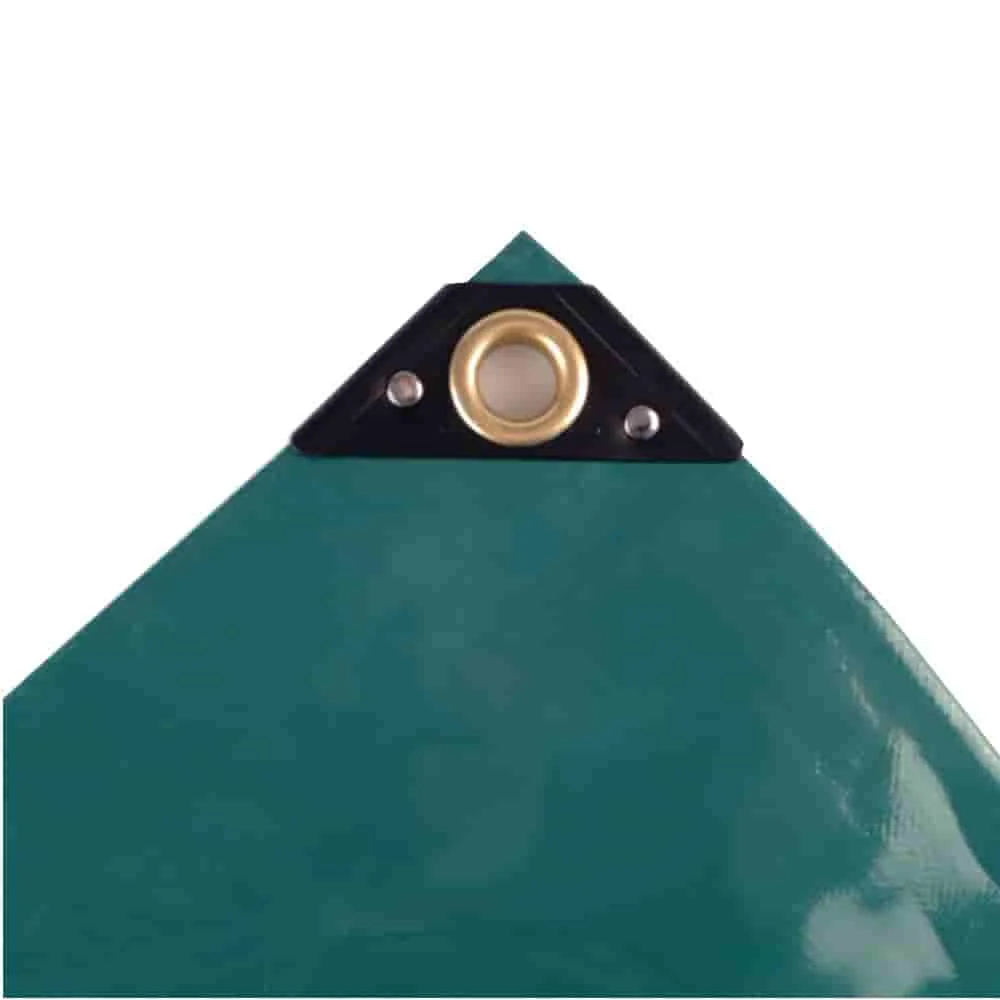 "Groen PVC Afdekzeil 2x3m - 650g/m² Waterdicht Beschermzeil image"