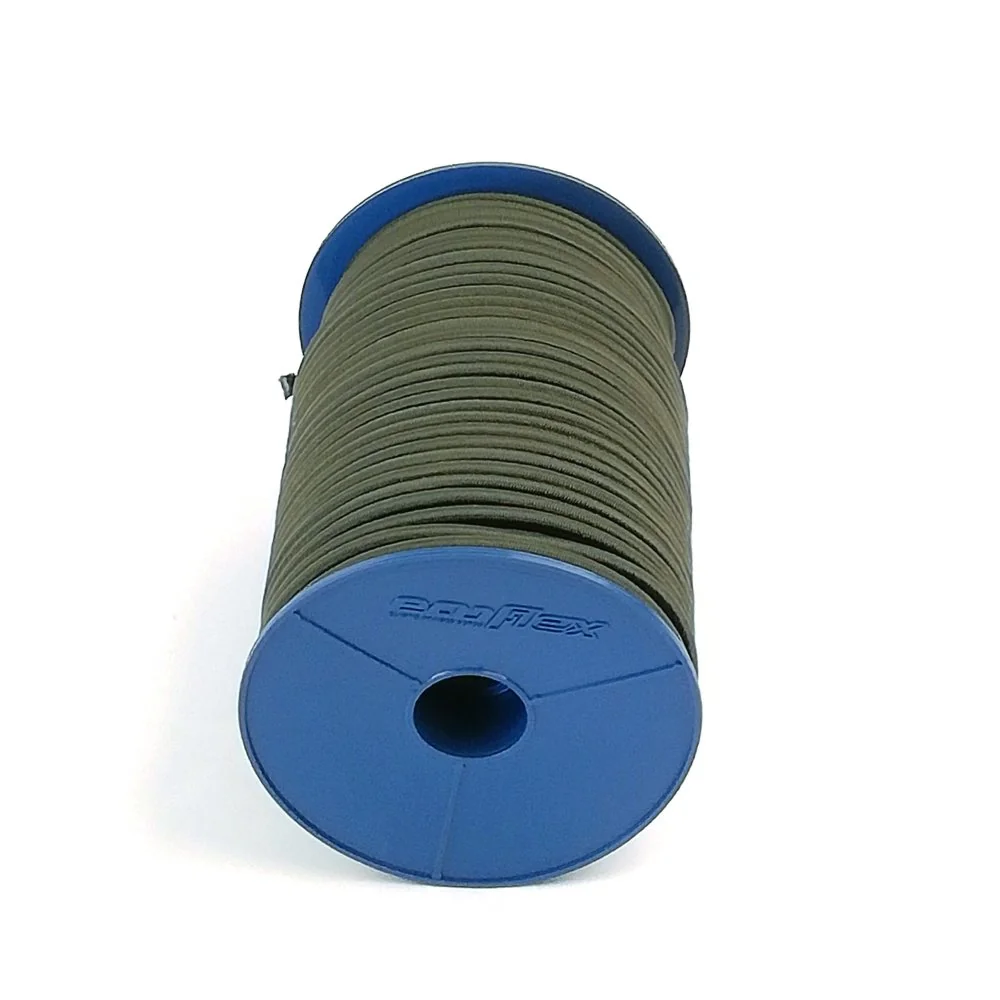 Zwart Gummiseil 8mm x 10m - Elastisch Koord